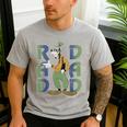 Disney Goofy Rad Dad Men's Casual T-Shirt Sport Grey