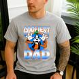 Disney Mickey And Friends Father's Day Goofiest Dad Vintage Men's Casual T-Shirt Sport Grey