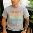 You Don't Scare Me I Have Seven Kids Mom Dad Vintage Retro Men's Casual T-Shirt Sport Grey You Don't Scare Me I Have Seven Kids Mom Dad Vintage Retro Men's Casual T-Shirt Sport Grey