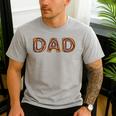 Donut Dad Donut Lover Father's Day For Dad Men's Casual T-Shirt Sport Grey