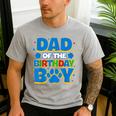 Family Matching Party Shirt Dad Of The Birthday Boy Men's Casual T-Shirt Sport Grey