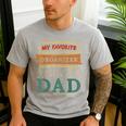 My Favorite Organizer Calls Me Dad Organizer Dad Men's Casual T-Shirt Sport Grey