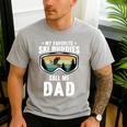 My Favorite Ski Buddies Call Me Dad For Ski Dad Men's Casual T-Shirt Sport Grey