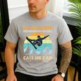My Favorite Snowboarding Buddies Call Me Dad Snowboarder Men's Casual T-Shirt Sport Grey