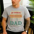 My Favorite Zoologist Calls Me Dad Zoologist Dad Men's Casual T-Shirt Sport Grey My Favorite Zoologist Calls Me Dad Zoologist Dad Men's Casual T-Shirt Sport Grey