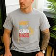 Fishing Jokes Dad Dont Be A Dumb Bass Fish Fisherman Men's Casual T-Shirt Sport Grey