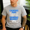 Gamer Video Games Gaming Dad Gaming Men's Casual T-Shirt Sport Grey
