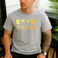 Grilling Art For Men Dad Barbecue Meat Smoking BBQ Men's Casual T-Shirt Sport Grey