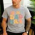 Groovy In My Dad Era Dad Father's Day Men's Casual T-Shirt Sport Grey
