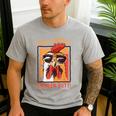 Guess What Chicken Butt DadSiblingsFriends Humor Small Men's Casual T-Shirt Sport Grey