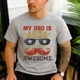 Happy His Birthday My Dad Is 63 Years Old And Still Awesome Men's Casual T-Shirt Sport Grey