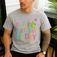 Happy Birthday Daddy Men's Casual T-Shirt Sport Grey Happy Birthday Daddy Men's Casual T-Shirt Sport Grey