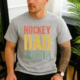 Hockey Dad Shirt Men Fathers Day Hockey Dad Men's Casual T-Shirt Sport Grey