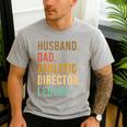 Husband Dad Athletic Director Legend Athletic Directors Men's Casual T-Shirt Sport Grey