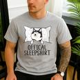 Husky Dog Pajama Husky Official Sleepshirt Mom Dad Kid Men's Casual T-Shirt Sport Grey