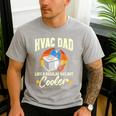 HVAC Dad But Cooler HVAC Technician Father Men's Casual T-Shirt Sport Grey