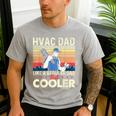 HVAC Dad Like A Regular Dad HVAC Technician AC Repairman Men's Casual T-Shirt Sport Grey
