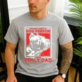 I'm A Bully Dad Dog Owner American Bully Men's Casual T-Shirt Sport Grey