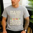 I'm A Dad Grandpa And A Vietnam Veteran Nothing Scares Me Men's Casual T-Shirt Sport Grey I'm A Dad Grandpa And A Vietnam Veteran Nothing Scares Me Men's Casual T-Shirt Sport Grey