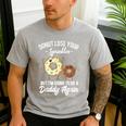 I'm Going To Be a Daddy Again Pregnancy Announcement Quote Men's Casual T-Shirt Sport Grey