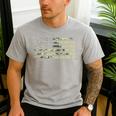 I'm Not The Step Dad I'm The Dad That Stepped Up Camouflage Men's Casual T-Shirt Sport Grey
