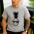 IVF DAD Pineapple Transfer Day Retrieval Day Infertility Men's Casual T-Shirt Sport Grey