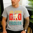 Jiu Jitsu Dad Like A Regular Dad But Cooler Dad Father Men's Casual T-Shirt Sport Grey