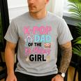 K-Pop Dad Of The Birthday Girl K Pop Birthday Party Men's Casual T-Shirt Sport Grey