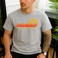 Karate Dad Martial Arts Retro Men's Casual T-Shirt Sport Grey
