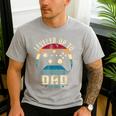 I Leveled Up To Dad 2025 Promoted To Daddy Soon To Be Father Men's Casual T-Shirt Sport Grey