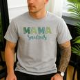 Mama Saurus Dinosaur Birthday Mom Dad Birthday Boy T-Rex Men's Casual T-Shirt Sport Grey Mama Saurus Dinosaur Birthday Mom Dad Birthday Boy T-Rex Men's Casual T-Shirt Sport Grey