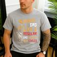 Men Anime Father's Day Anime Dad Except Way Cooler Men's Casual T-Shirt Sport Grey