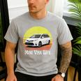Mini Van Life Soccer Mom Dad Parent For Parents Men's Casual T-Shirt Sport Grey