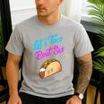Mom Dad Let's Taco Bout Sex Gender Reveal Party Men's Casual T-Shirt Sport Grey