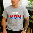 Mom And Dad Spider Family Matching Birthday Halloween Men's Casual T-Shirt Sport Grey