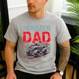 Monster Truck Dad Father's Day Men Men's Casual T-Shirt Sport Grey