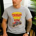 Monster Truck Dad Hot Red Graffiti Style Men's Casual T-Shirt Sport Grey Monster Truck Dad Hot Red Graffiti Style Men's Casual T-Shirt Sport Grey