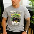 Monster Truck Dad Monster Truck Are My Jam Adults Kids Men's Casual T-Shirt Sport Grey