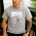 Monster Truck Dad Tshirt Men's Casual T-Shirt Sport Grey