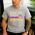 Nerdy Dad RPG Gaming D20 Tabletop Games RPG Gamer Men's Casual T-Shirt Sport Grey