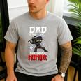 Ninja Favor Shirt For Men Dad Of The Birthday Boy Men's Casual T-Shirt Sport Grey