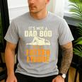 Not Dad BOD Its A Father Figure Fathers Day Daddy Papa Men's Casual T-Shirt Sport Grey