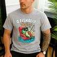 O'Fishally Retired Fishing Retirement Fisherman Dad Men's Casual T-Shirt Sport Grey O'Fishally Retired Fishing Retirement Fisherman Dad Men's Casual T-Shirt Sport Grey