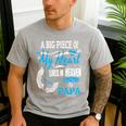 My Papa Lives In Heaven Shirt Memorial Day Papa Dad Grandpa Men's Casual T-Shirt Sport Grey