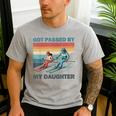 Got Passed By My Daughter Skiing Dad Men's Casual T-Shirt Sport Grey