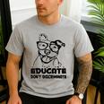 Pit Bull Lover T Shirt Pitbull Mom Rescue Dog Dad Puppy Men's Casual T-Shirt Sport Grey