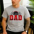 Pit Crew Race Car Racing Dad Family Birthday Party Men's Casual T-Shirt Sport Grey