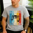 Pregnancy Announcement Dad Level Unlocked New Daddy Father Men's Casual T-Shirt Sport Grey