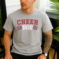 Proud Cheer Dad My Favorite Cheerleader Calls Me Daddy Men Men's Casual T-Shirt Sport Grey Proud Cheer Dad My Favorite Cheerleader Calls Me Daddy Men Men's Casual T-Shirt Sport Grey