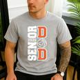 Proud Dad Of A 2026 Senior Graduate Basketball Senior 26 Men's Casual T-Shirt Sport Grey